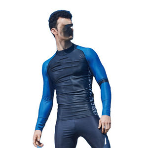 Camiseta de Compresión de Manga Larga con Logotipo Personalizado, Amarilla, Ajustada, para Gimnasio, para Niños, de Poliéster y Nailon, de Secado Rápido y Transpirable, para Entrenamiento - Product Image 1