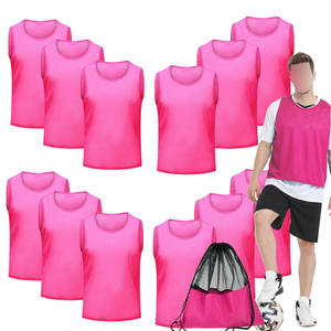 Maillot d'entraînement de football en maille beige personnalisé, léger, en polyester, pour adultes et jeunes, pour entraînement d'équipe - Product Image 5