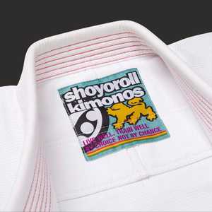 ชุดกิโมโนผ้าฝ้าย100% BJJ GI Jiu Jitsu มีโลโก้ด้านหน้าออกแบบได้ตามต้องการน้ำหนักเบาและระบายอากาศได้เครื่องแบบ Jiu Jitsu แบบบราซิล - Product Image 3