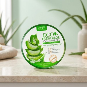 Sérum apaisant coréen pour la peau, formule cosmétique bio légère et soyeuse, essence de beauté coréenne naturelle et éclatante à la vera - Product Image 3