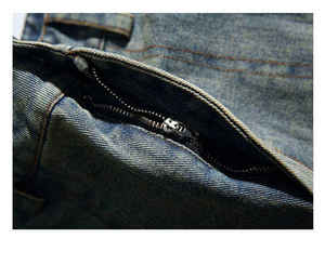 Shorts en jean baggy pour homme sur mesure, mode décontractée, grande taille, 100% coton, séchage rapide - Product Image 5
