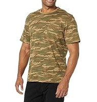 T-shirt tactique pour homme à manches longues surdimensionné, imprimé uni, polyester/coton, motif camouflage Bottomland, hiver