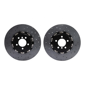 Système de freinage automatique ICOOH, disques de frein en céramique carbone ventilés pour Nissan Infiniti G35 G37 <span class=keywords><strong>Gtr</strong></span> 2017 Y62 Tb48 Patrol Y6061 - Product Image 1