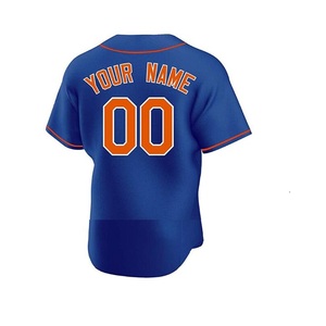 Hot Selling Custom Men's Baseball Jerseys Breathable Softball Jersey Wholesale Sublimation Plain Blank Baseball Jersey <b>T</b>-<b>Shirt</b> - Product Image 2