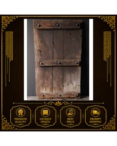 Porte en bois massif sculptée à la main, style antique, design vintage, motifs sculptés, pour la décoration de la maison ou des restaurants. - Product Image 3