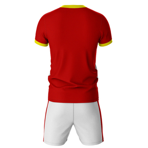 Uniforme de rugby ligero para entrenamiento de clubes, conjunto profesional personalizado de camiseta de manga corta y pantalones cortos de rugby - Product Image 3