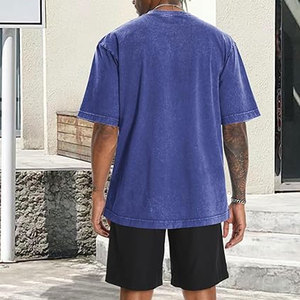 เสื้อยืดแขนสั้นผู้ชายสไตล์วินเทจ ลุคสบายๆ ผ้าฝ้าย คอกลม ใส่สบายทุกวัน สตรีทแวร์ - Product Image 5