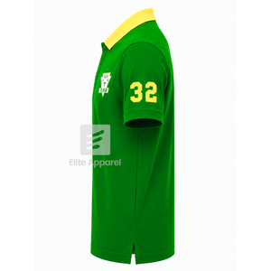 Custom Chi Eta Phi Sorority Breathable <b>Polo</b> <b>Shirt</b> with Embroidered Logo Front green <b>yellow</b> casual short Sleeve for Female - Product Image 3
