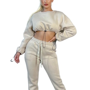 Conjunto Deportivo de 2 Piezas para Mujer, Pantalones Deportivos con Cierre y Colores Variados, Traje Deportivo para Correr - Product Image 3