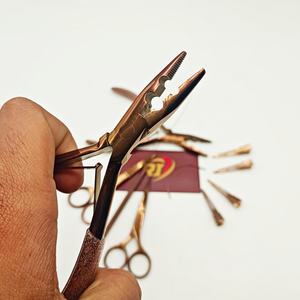 ชุดคีมต่อผมสีโรสโกลด์ ทนทาน ทำจากสแตนเลส ใช้สำหรับปิดห่วงไมโครริง สำหรับร้านทำผม ขายส่ง OEM REVAMP - Product Image 2