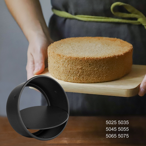 ATLAS STAR Moule à gâteau en aluminium de 6 pouces à fond amovible, gaufré, revêtement anodisé dur, qualité alimentaire, pour la pâtisserie, les anniversaires et les mariages - Product Image 5