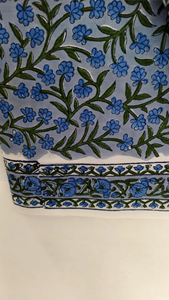 Tela de Algodón Floral Estampada a Mano con Técnica Tricot, Transpirable, Ecológica y Ligera para Niñas y Mujeres, Precio de Fábrica, Venta al Por Mayor - Product Image 2