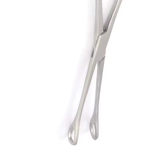 Pinces de maintien d'éponges Rampley Premium en acier inoxydable de qualité chirurgicale, à dents fendues et dentelées, pour éponges en gaze - Product Image 4