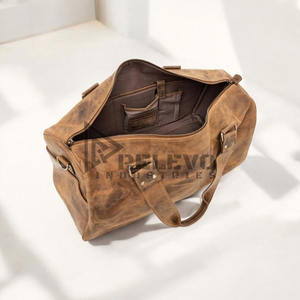 กระเป๋าเดินทางหนังคุณภาพสูงแบบแปลงร่างได้ 40 ลิตร กระเป๋าเป้สะพายหลัง 2-in-1 กันน้ำ สำหรับเดินทางช่วงสุดสัปดาห์ - Product Image 2