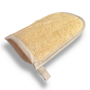 Gants exfoliants en loofah, éponges de douche en loofah, mitaines de bain naturelles, parmi les plus vendues - Product Image 3