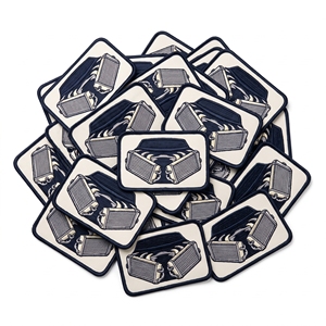 Patch de capteur de détection de vitesse de rotation personnalisé pour automobile, capteur de relais rond, badges Merrow - Product Image 2