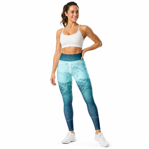 Leggings de yoga taille haute pour femmes, imprimés sur mesure, pour l'entraînement, la gym, le fitness, la compression athlétique, sublimation, pantalons de yoga - Product Image 1