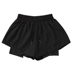 Pantalones cortos transparentes de malla para mujer, ropa de club sexy, pantalones cortos elásticos con cintura elástica, moda femenina - Product Image 4