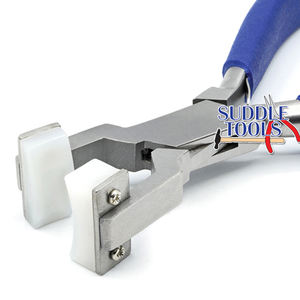 Alicates de Anillo de Acero Inoxidable de Gran Radio con Mordazas de Nylon que No Dañan para Dar Forma, Doblar y Moldear Alambres Metálicos, Herramienta de Joyería D - Product Image 3