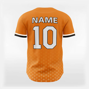 Camiseta de Béisbol Sublimada Personalizada con Logotipo, Camiseta de Béisbol al por Mayor Barata, Camiseta de Béisbol con Botones para Hombre - Product Image 3