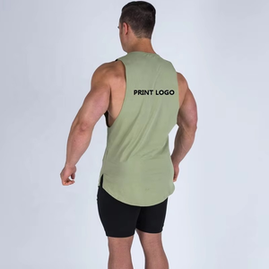 Men's Lightweight Breathable <b>Mesh</b> Tank <b>Top</b> Quick Dry Sleeveless Sports Shirt Gym Running Fitness Workout Athletic 100% Cotton - Product Image 2