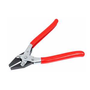 Parallel Nose Pliers Stainless Steel Serrated and Smooth Jaws PVC Grip Jewelry Making <b>Watch</b> <b>Repair</b> <b>Tool</b> 203mm 8 Inch ZetomedPro - Product Image 6