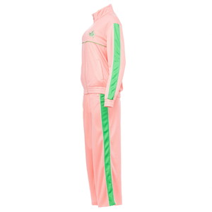 Conjunto Deportivo de Dos Piezas para Mujer, Modelo Fall Legacy 25, Color Rosa y Verde, Chaqueta con Cierre y Pantalones a Juego, Estilo Casual, Deportivo y Urbano, Inspirado en la Hermandad - Product Image 2