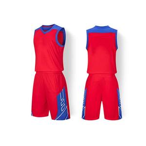 Uniforme de baloncesto sin mangas, conjunto deportivo de camiseta y pantalones cortos, conjunto transpirable de malla, ropa deportiva para equipo, conjunto de entrenamiento de secado rápido - Product Image 6