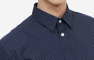 100% Cotton Blank Short Sleeve Sublimation Turn Over Collar Button up Breathable and Quick Dry for <b>Summer</b> Casual Wear <b>Shirt</b> - Product Image 5