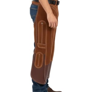 Unisex Suede Leather Farrier Chaps Heavy Duty Horseshoeing Leg Guard Adjustable Blacksmith Hoof Trimming Protection Apron - Product Image 2