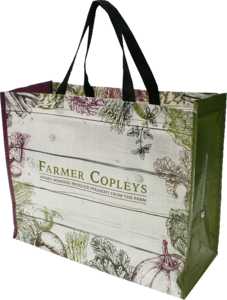 Tailles personnalisées stratifiées couleurs impression PP tissé fourre-tout sac à provisions personnalisé de taille extra grand logo sac tissé entièrement réutilisable - Product Image 3