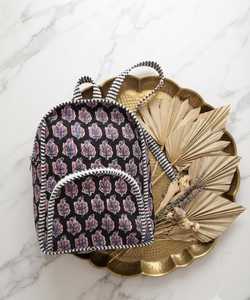 Sac fourre-tout en coton à imprimé floral, sac à main matelassé avec fermeture éclair, léger, pour tous les jours, pour les voyages, pour femmes - Product Image 3