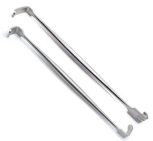 เครื่องมือผ่าตัดแบบปลายทู่ Senn Miller Retractor ขนาด 6 3/8 นิ้ว แบบสองด้าน ใช้งานด้วยมือ ระดับ Class I ได้รับการรับรองมาตรฐาน CE - Product Image 1