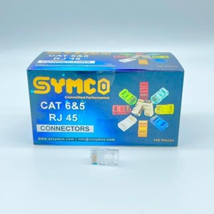 Symco ขั้วต่อ Cat5 SM-5A (ทอง1U) ปลั๊กอีเทอร์เน็ตโมดูลาร์8P8C ที่มีประสิทธิภาพสูงขั้วต่ออีเธอร์เน็ต RJ45 - Product Image 5