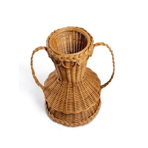 Jarrones de Mimbre con Asas, Estilo Vintage, para Piso/Mesa, para Flores, Regalo de Aniversario de Bodas, Accesorio para el Hogar - Product Image 2