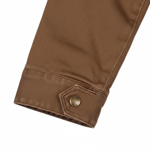 บริการผลิตเสื้อแจ็คเก็ตหนังสไตล์ฮิปฮอป วินเทจ แฟชั่นสำหรับฤดูหนาว ขี่มอเตอร์ไซค์ ซาฟารี  แบบ OEM จากโรงงานโดยตรง - Product Image 6