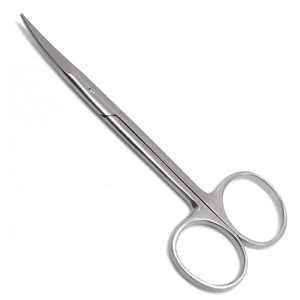 Tijeras Iris Premium Curvas de 4.5 Pulgadas, Instrumentos Quirúrgicos Dentales y Veterinarios de Acero Inoxidable, Herramienta de Corte de Precisión - Product Image 5