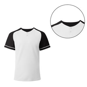 เสื้อเบสบอลแบบสั่งทำขายส่งสำหรับทุกเพศ ราคาถูก พิมพ์ลายดิจิทัล เสื้อกีฬาตาข่ายระบายอากาศแบบสั่งพิมพ์ลายเอง - Product Image 6