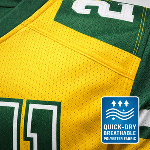 ชุดยูนิฟอร์มทีมอเมริกันฟุตบอลแบบกำหนดเอง ไซส์พลัส สำหรับทุกเพศ ผ้าโพลีเอสเตอร์ 100% ระบายอากาศได้ดี แห้งเร็ว น้ำหนักเบา - Product Image 4