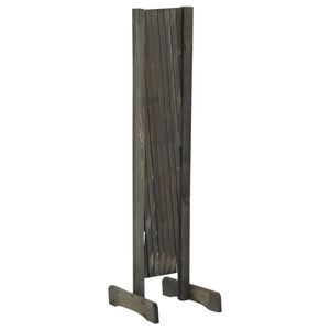 Recinzione da Giardino in Legno di Abete Massiccio 47.2"x35.4" Grigio Categoria Prodotto Recinzioni, Tralicci e Cancelli - Product Image 4