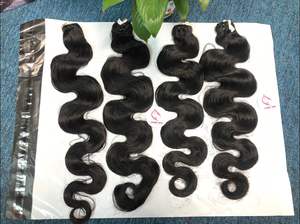 Extensions de cheveux humains naturels Remy 10A de qualité supérieure, 100 % alignées sur les cuticules, à trame unique, avec dentelle, ondulées, sans produits chimiques, vente en gros - Product Image 3