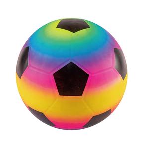Pelota de Playa para Niños, Pelota de Fútbol de Arcoíris de 8 Pulgadas, No Tóxica y Rebotante - Product Image 2