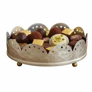 Bol à chocolat en métal de qualité supérieure, bol de service en acier inoxydable pour bonbons, fruits secs, en-cas - Product Image 1