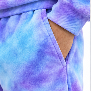 Conjunto Deportivo Tie Dye Oversize con Sudadera con Capucha y Pantalones de Chándal Holgados, Ropa Urbana Moderna para Venta al Por Mayor a Nivel Global - Product Image 5