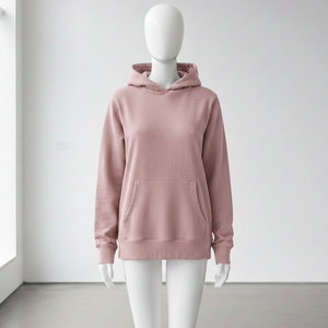 Sudaderas de Invierno de Alta Calidad para Mujer, Talla Grande, Tejidas, con Hombros Caídos, Manga Larga, Logotipo Personalizado Bordado, Bolsillos Delanteros Estampados, Nuevas - Product Image 2