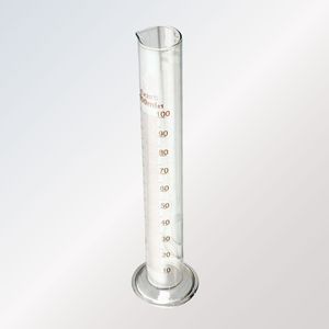 Cylindre de laboratoire en verre de 50 ml, tube gradué avec échelle de 1 ml pour utilisation en laboratoire - Product Image 3