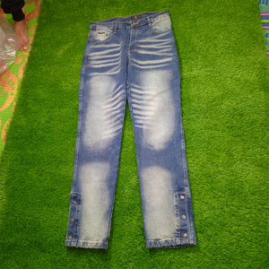 Pantalones Vaqueros Retro para Hombre, Lavados, Rectos, Personalizados, Desgastados, Resistentes al Agua, Estilo Urbano, Hip Hop, Casuales, para Invierno y Otoño, Venta al Por Mayor - Product Image 5