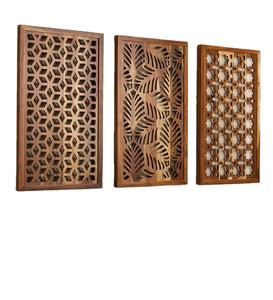 Designs complexes ISLAMIQUE RAMADN EID AYTUL KURSI MUR RAMADAN DÉCOR Murales islamiques en BOIS Murales Murale musulmane et Coran Mural - Product Image 1