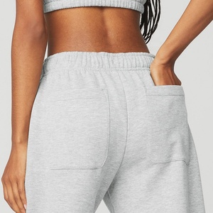 2026 Custom Casual Eco-Friendly Breathable Polyester/Cotton Loose Oversize Straight Leg <b>Drawstring</b> Mid Waist Lightweight Jogger - Product Image 6