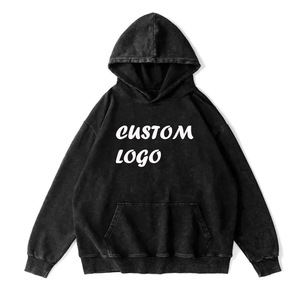 Sudadera con Capucha Unisex de Forro Polar 100% Algodón, Personalizable con tu Logotipo, Impresión DTG, Cierre de Cremallera, Estilo Casual de Invierno, Retro - Product Image 1